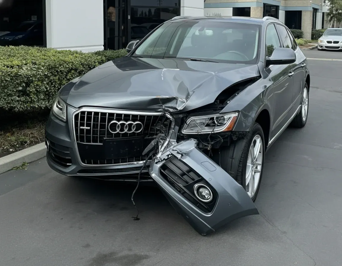 Before: 2016 Audi Q5 at intake