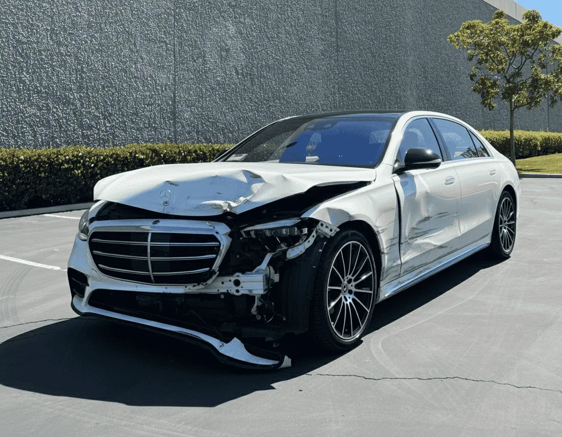 Before: 2021 Mercedes-Benz S560 at intake