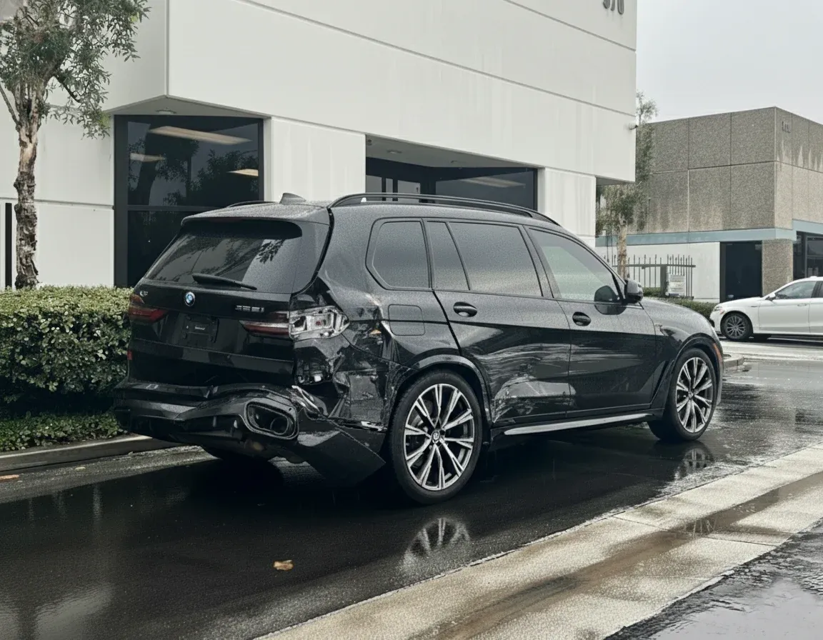 Before: 2022 BMW X7 xDrive40i at intake